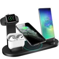 Wireless Charger 3 in 1 Qi Certified Fast Charging Station for iWatch for AirPods Pro Wireless Charging Stand for iphone