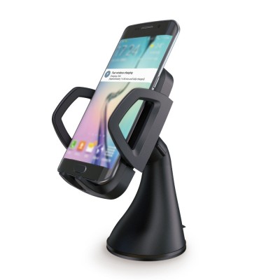 Fast Wireless Charger, 3-Coil Car Charging Cradle, Air Vent Dashboard Car Mount Holder for Smartphone Samsung S7 / S7 Edge / S6