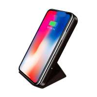 Vertical QI Wireless Charger Folding Fast Charger Pad Quick Charging Dock Stand for Samsung Galaxy S8 S8 Plus Note 5 S6 S7 Edge